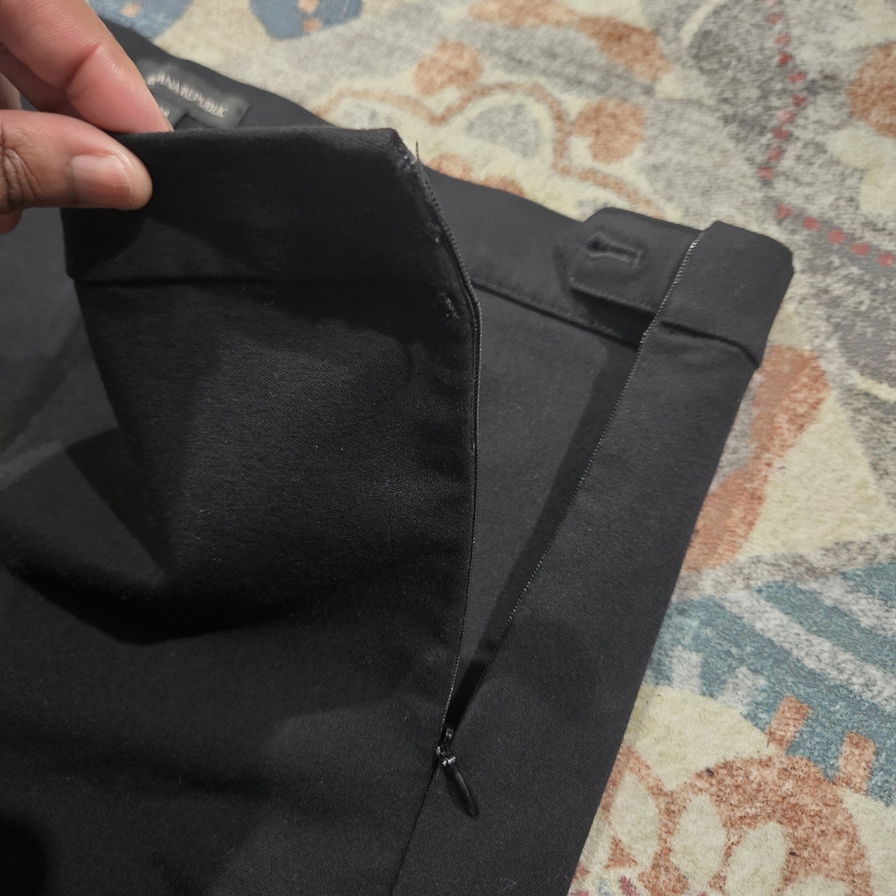 Banana Republic Women's 14 Black Ankle Pants - Picture 4 of 7